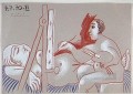 The Artist and His Model L artiste et son modele 3 1970 cubism Pablo Picasso